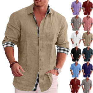 2023 neue männer Casual Bluse Fashion