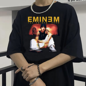 Rapper Eminem T Hemd Männer Wut Management Tour 2002 Vintage Harajuku Lustige Cartoon Punk Unisex Hip Hop Tops Graphic Tees männlichen