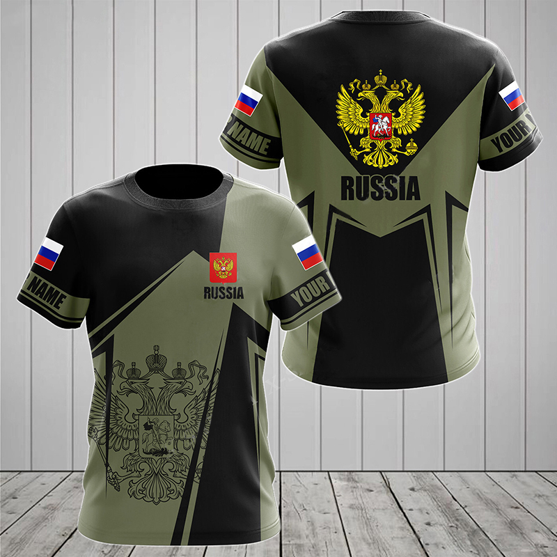 Russland männer T-shirts Beiläufige